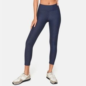 Outdoor Voices 3/4 Warmup High Rise Leggings Navy Blue Women’s S